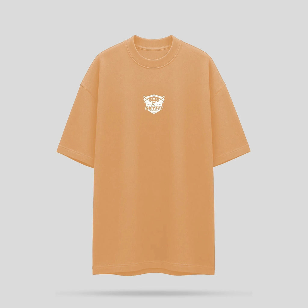 Camiseta Oversized Sky College - Areia - Skyfit Monte Mor