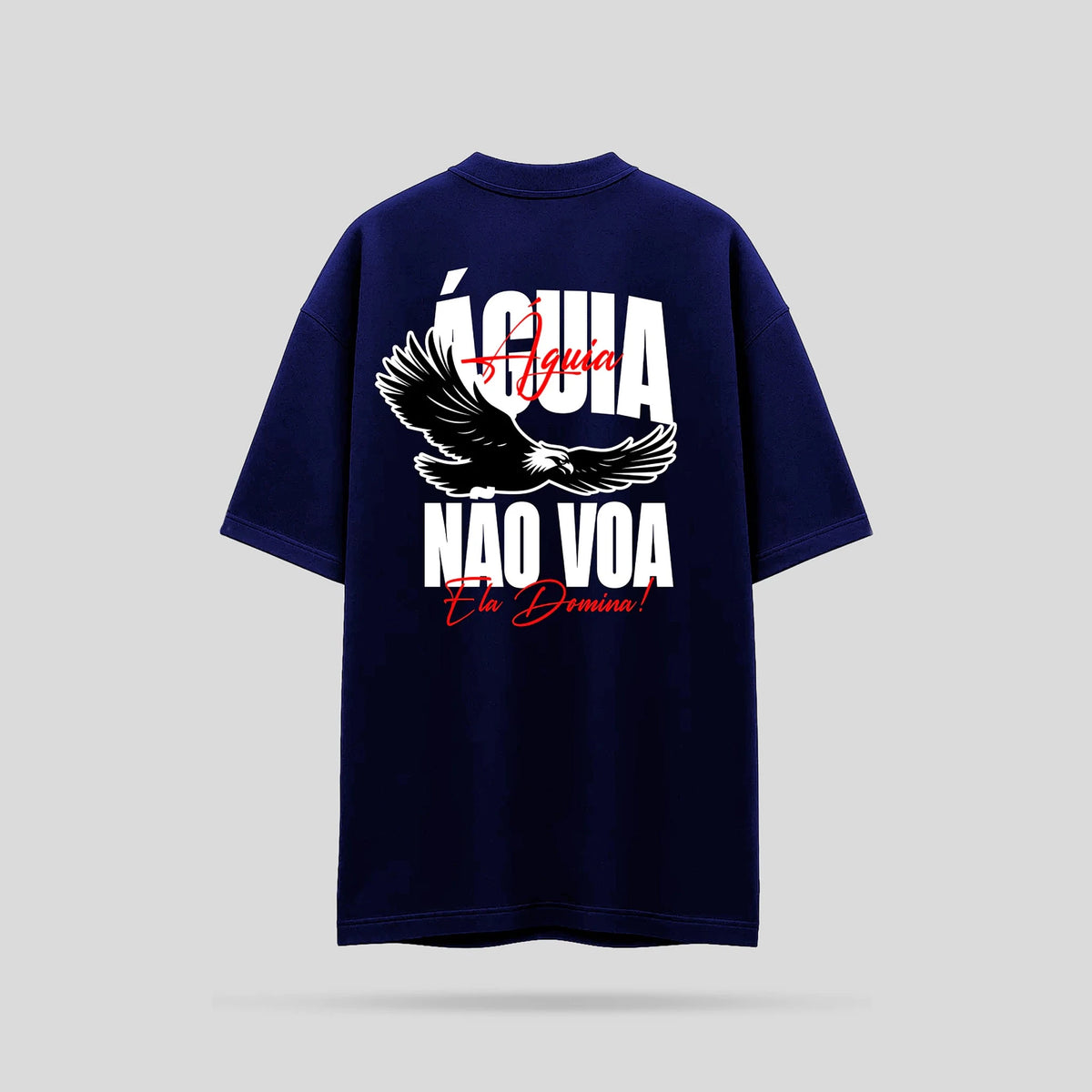 Camiseta Oversized Skyfit Águia Domina - Marinho - Skyfit Monte Mor