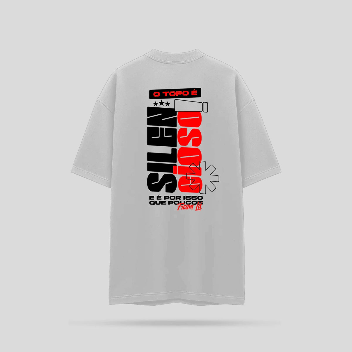 Camiseta Oversized Skyfit Silencioso - Branco - Skyfit Monte Mor