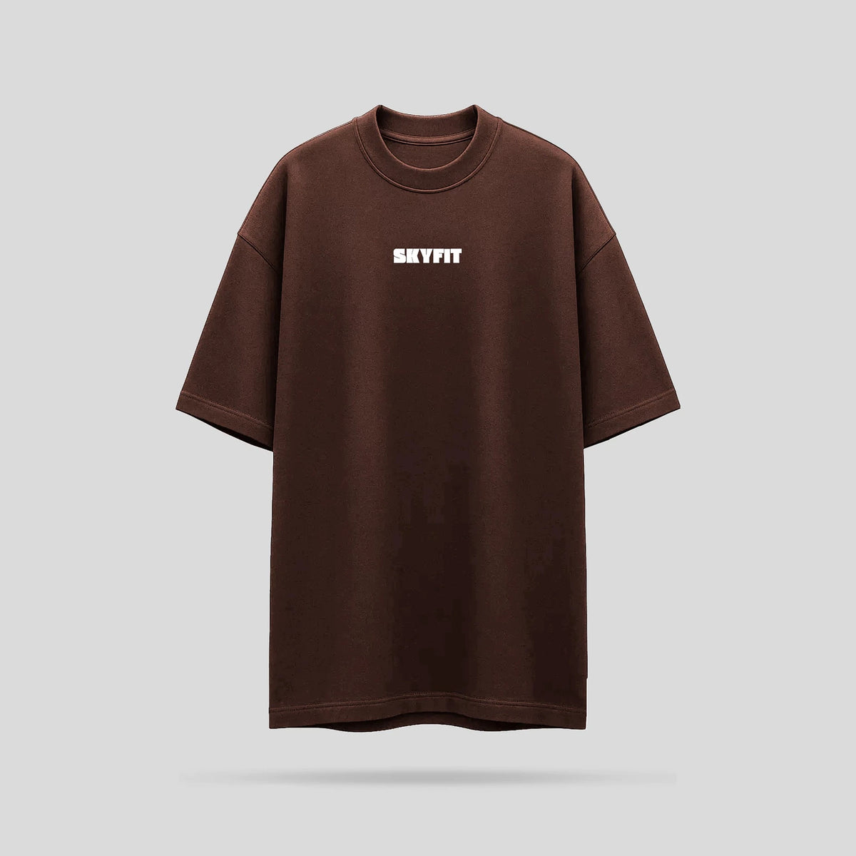 Camiseta Oversized Skyfit You Can Fly - Marrom - Skyfit Monte Mor