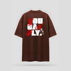 Camiseta Oversized Skyfit You Can Fly - Marrom - Skyfit Monte Mor