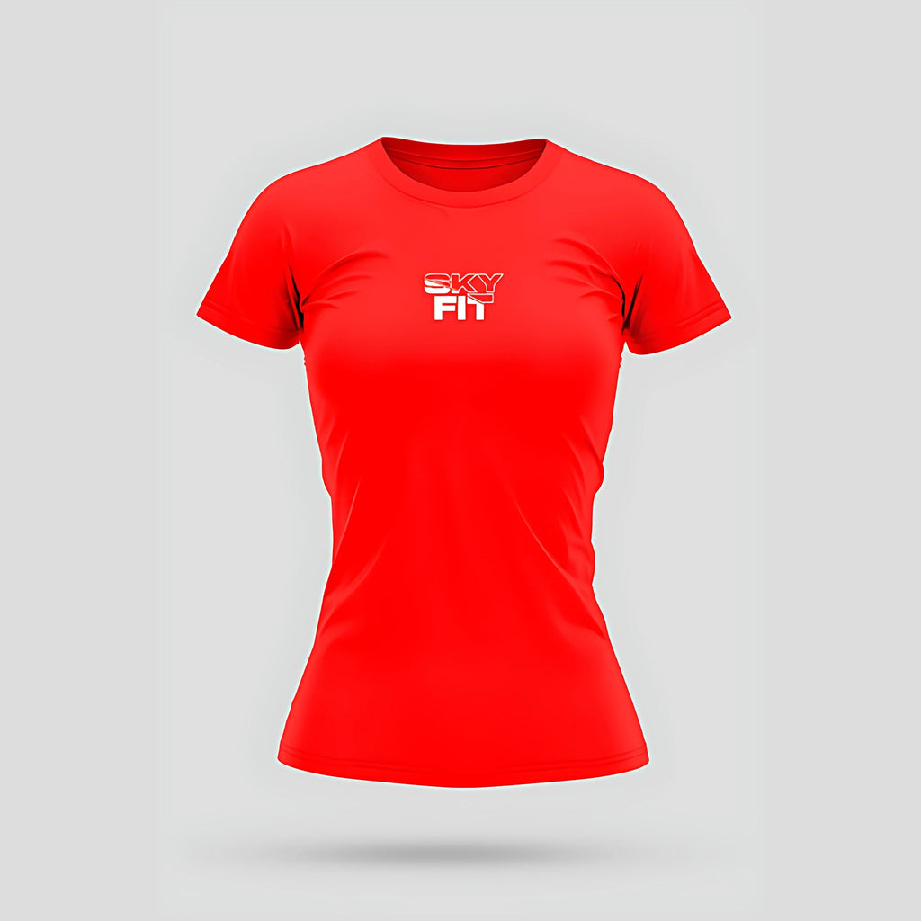Camiseta Babylook Skyfit Risk - Vermelho - Skyfit Monte Mor