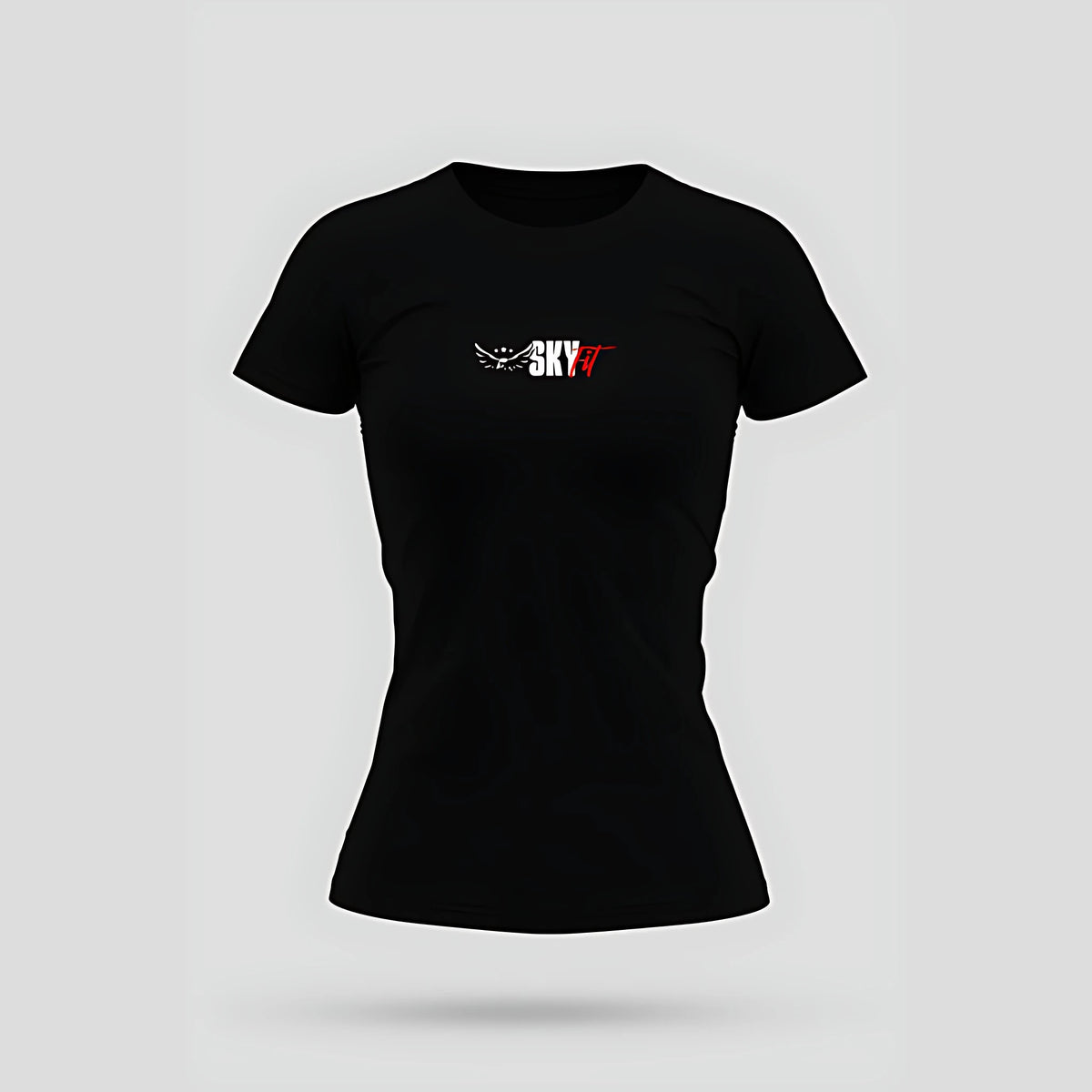 Camiseta Babylook Skyfit Brasão - Preto - Skyfit Monte Mor