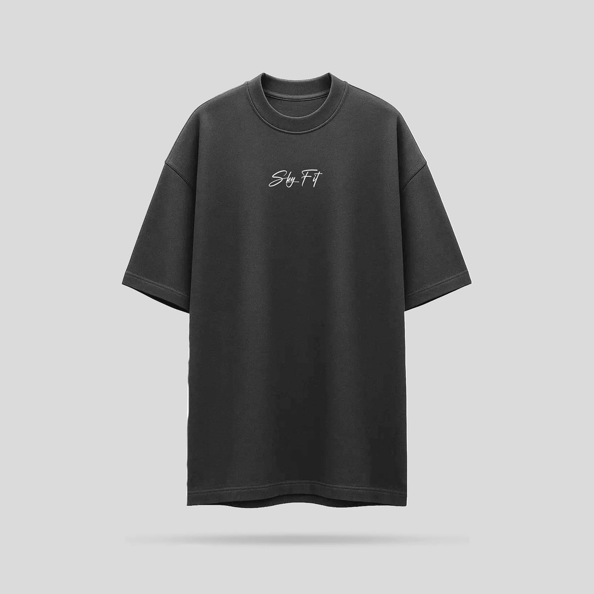 Camiseta Oversized Skyfit Chest Day - Chumbo - Skyfit Monte Mor