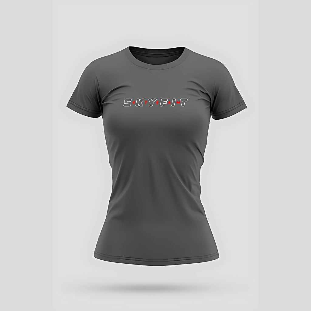 Camiseta Babylook Skyfit Team - Chumbo - Skyfit Monte Mor