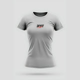 Camiseta Babylook Skyfit Block - Cinza Claro