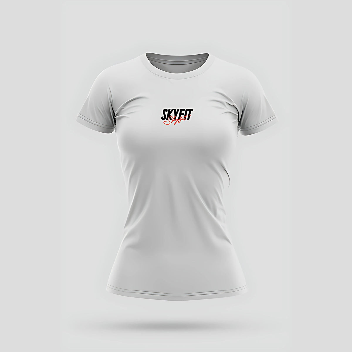 Camiseta Babylook Skyfit Block - Branco - Skyfit Monte Mor