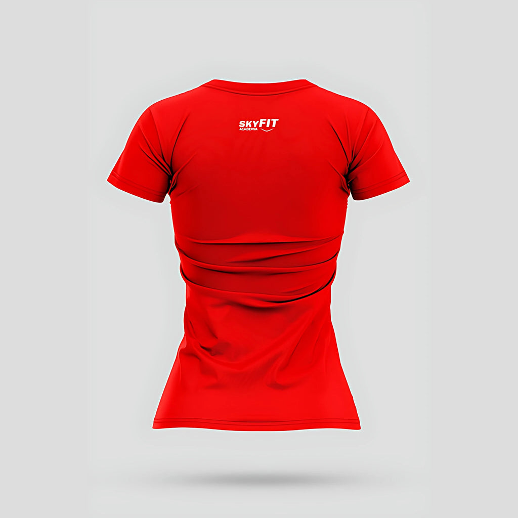 Camiseta Babylook Skyfit Risk - Vermelho - Skyfit Monte Mor