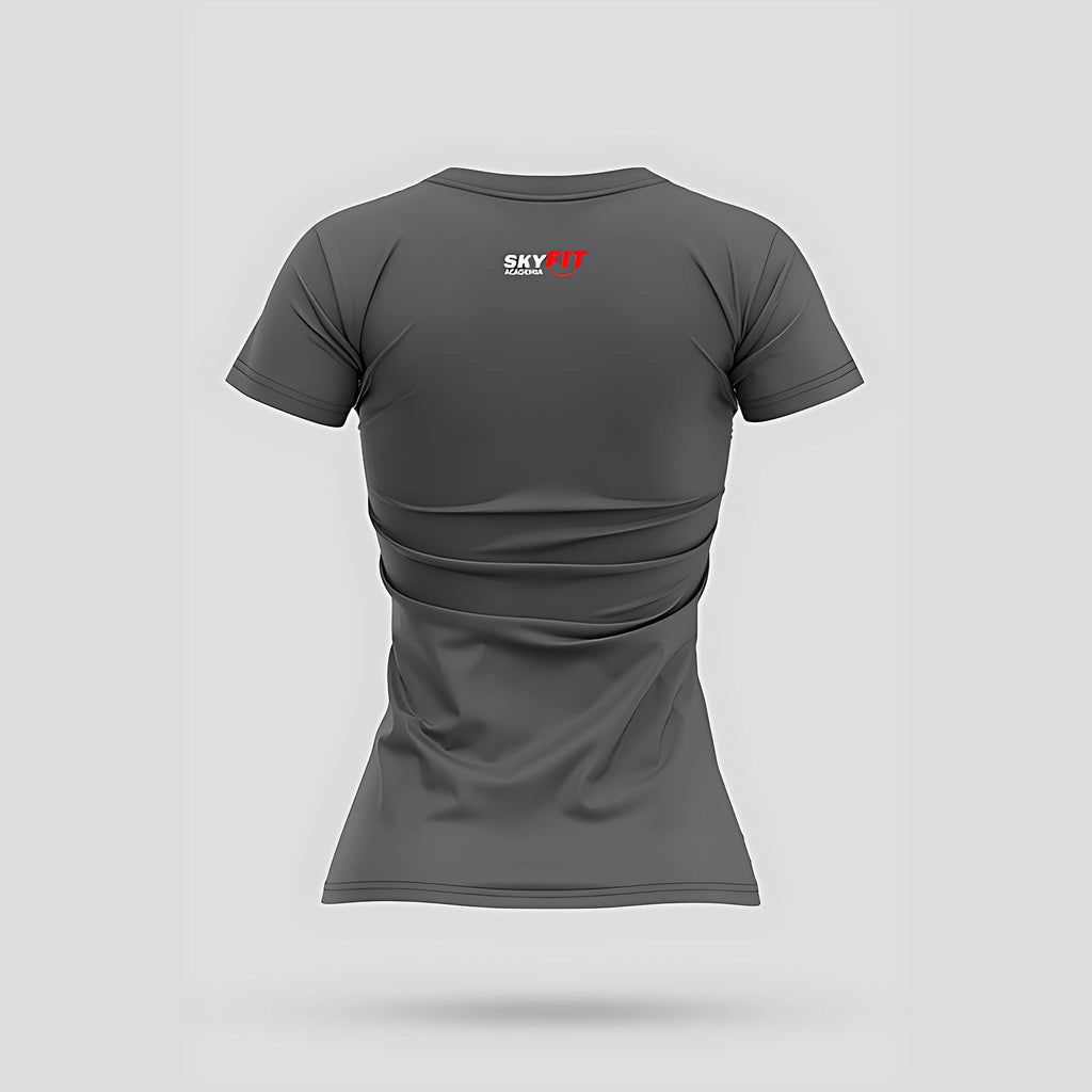 Camiseta Babylook Skyfit Team - Chumbo - Skyfit Monte Mor