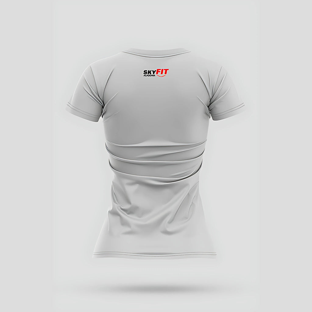 Camiseta Babylook Skyfit Block - Branco - Skyfit Monte Mor