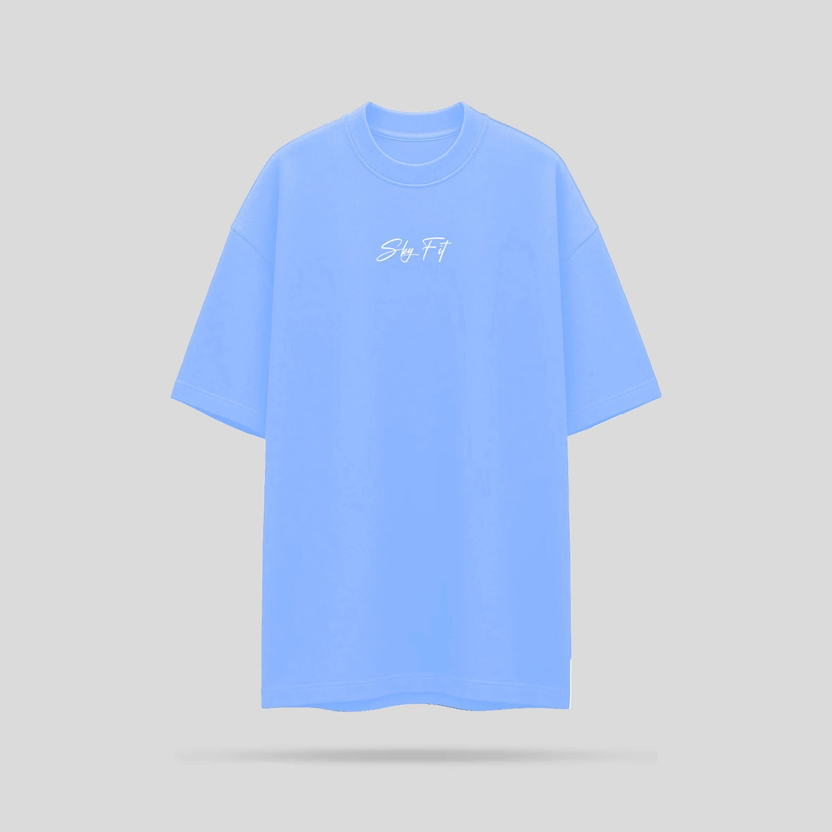 Camiseta Oversized Skyfit Shoulder Day - Azul Claro - Skyfit Monte Mor