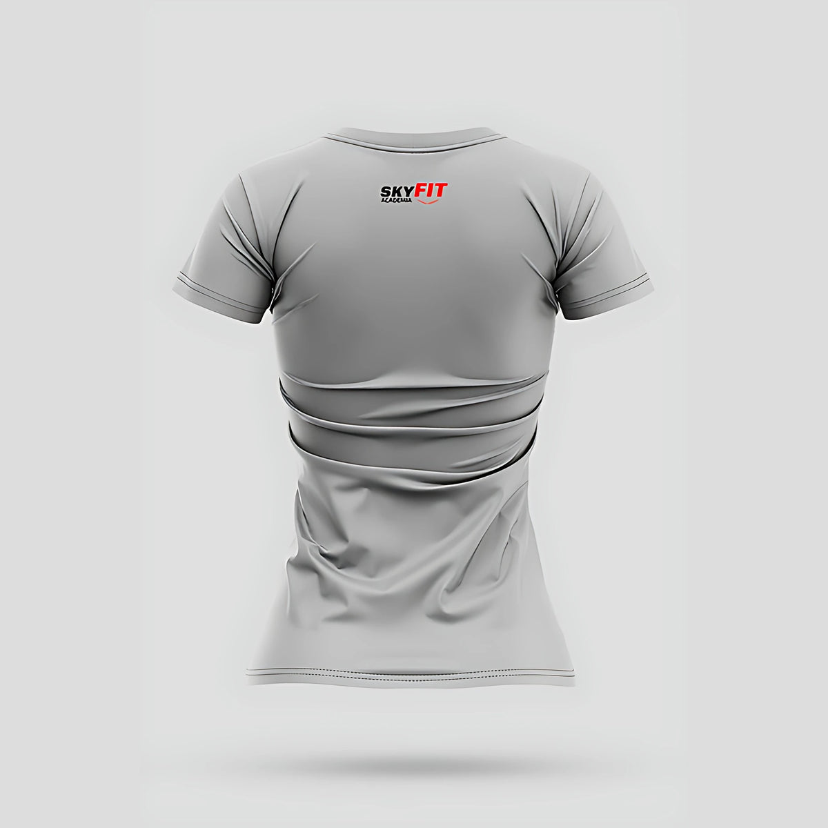 Camiseta Babylook Skyfit Block - Cinza Claro - Skyfit Monte Mor