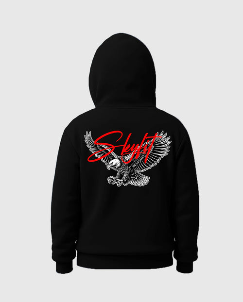 Blusa De Moletom Sky Sign- Preto