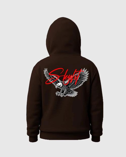 Blusa De Moletom Sky Sign- Marrom