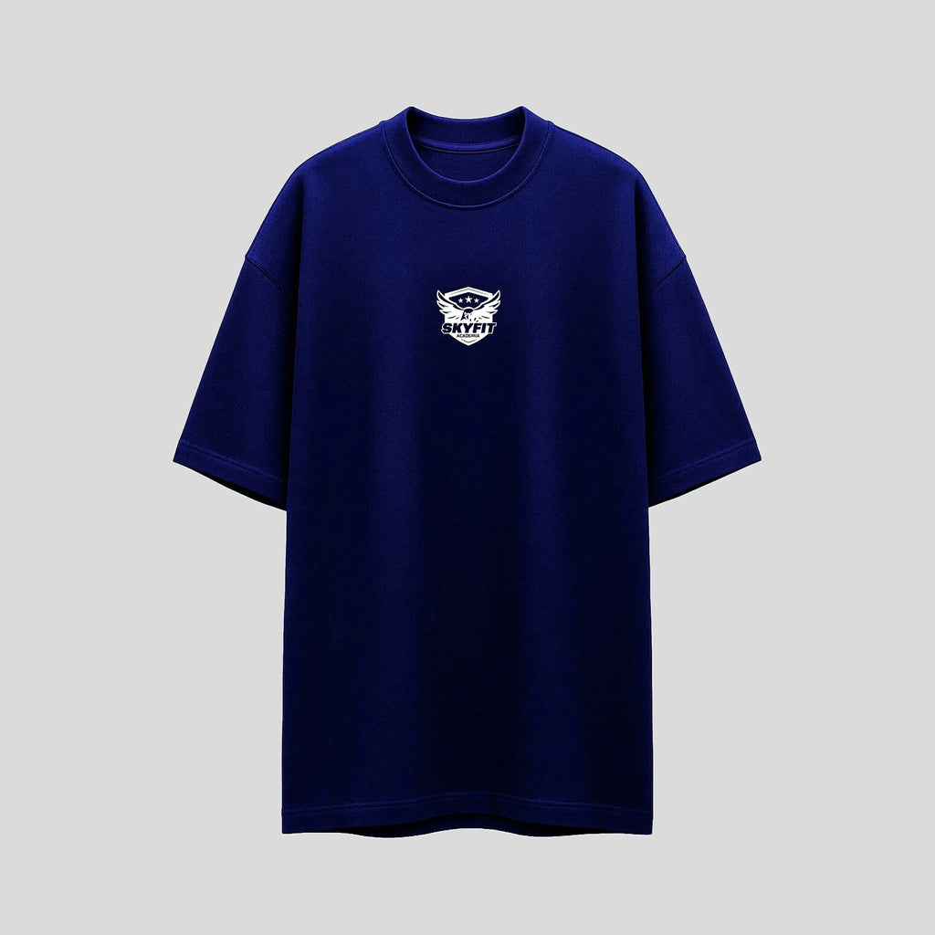 Camiseta Oversized Sky College - Marinho - Skyfit Monte Mor