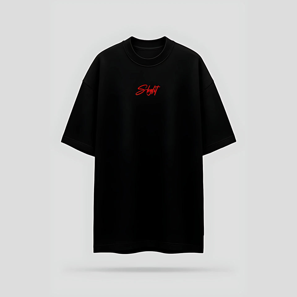 Camiseta Oversized Skyfit Sign - Preto - Skyfit Monte Mor