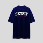 Camiseta Oversized Sky College - Marinho - Skyfit Monte Mor