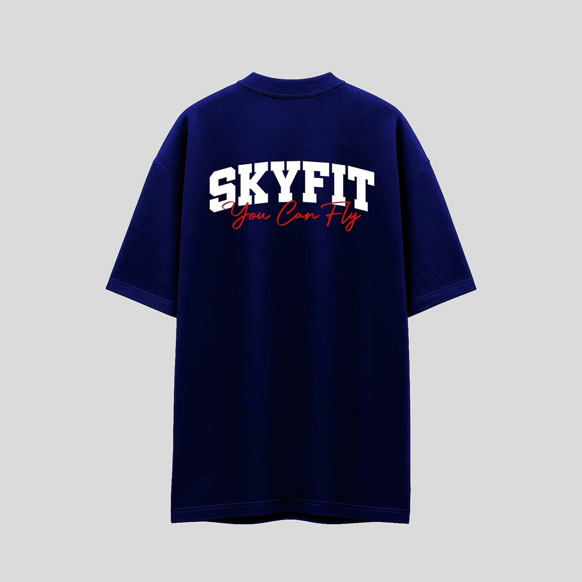 Camiseta Oversized Sky College - Marinho - Skyfit Monte Mor