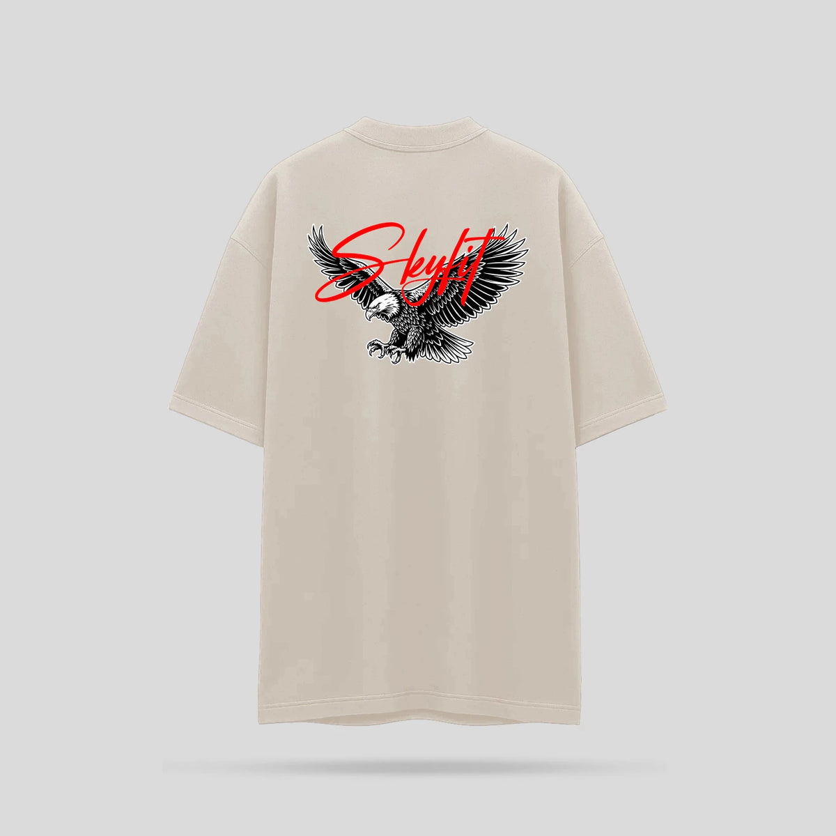 Camiseta Oversized Skyfit Sign - Off White - Skyfit Monte Mor