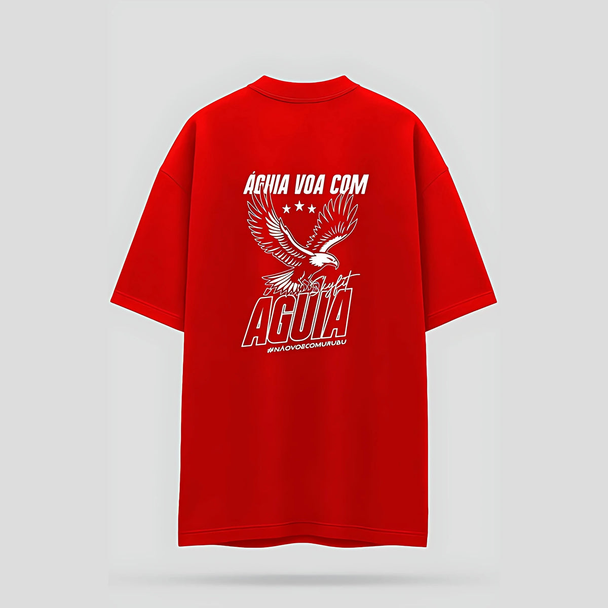 Camiseta Oversized Sky Águia - Vermelho - Skyfit Monte Mor