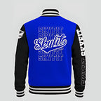 Blusa College Sky - Azul Bic/Preto - Skyfit Monte Mor