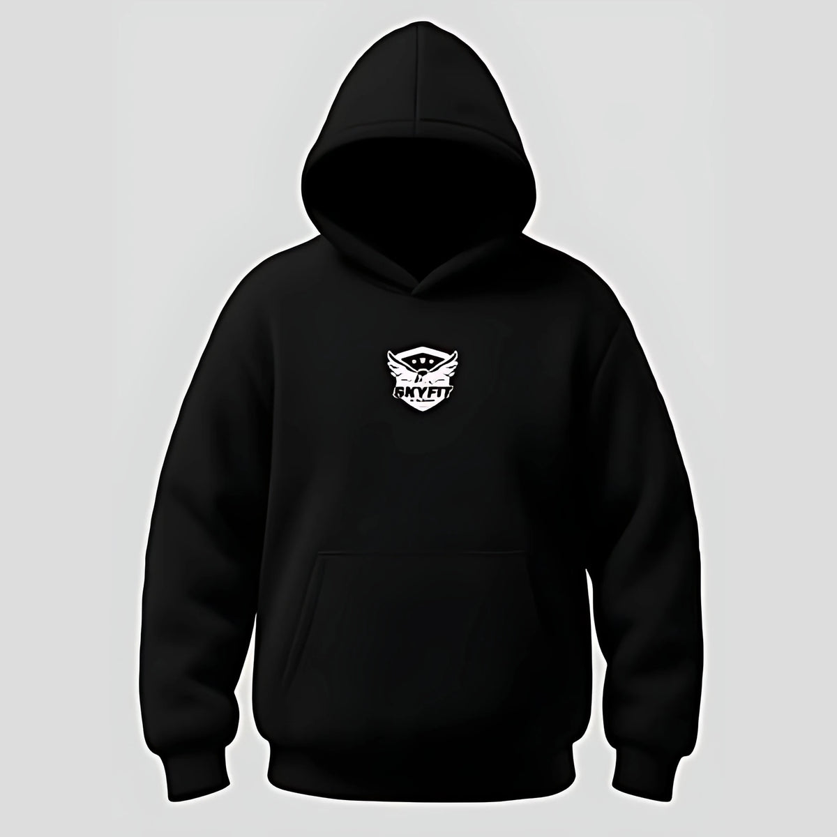 Moletom Canguru Sky Tradicional - Preto - Skyfit Monte Mor