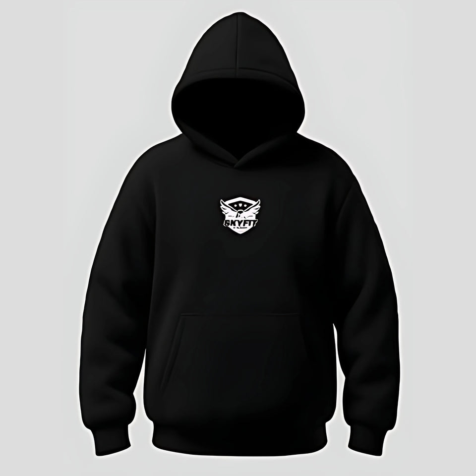 Moletom Canguru Sky Tradicional - Preto - Skyfit Monte Mor