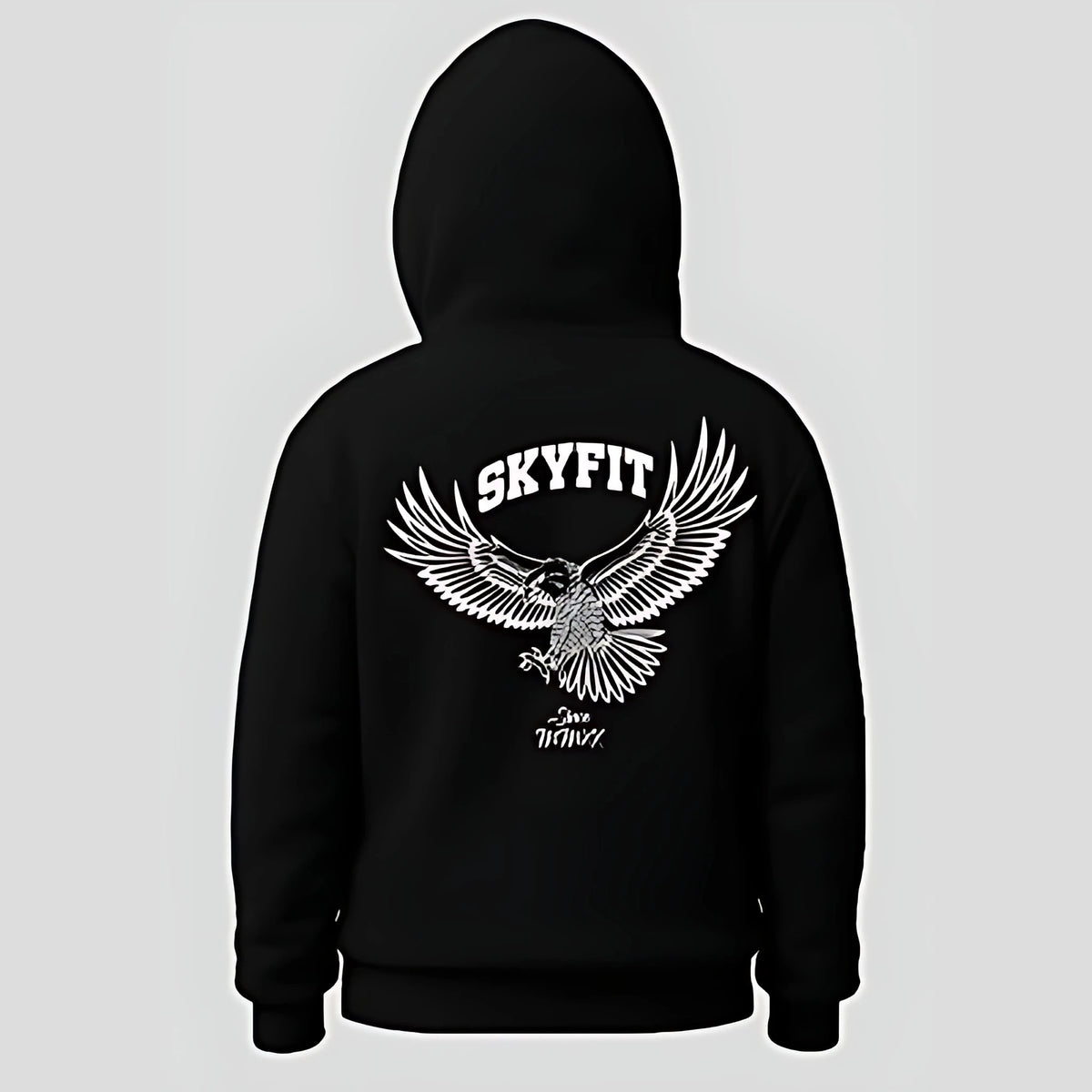 Moletom Canguru Sky Tradicional - Preto - Skyfit Monte Mor