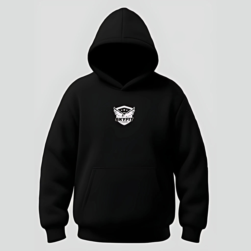 Moletom Canguru Sky College - Preto - Skyfit Monte Mor