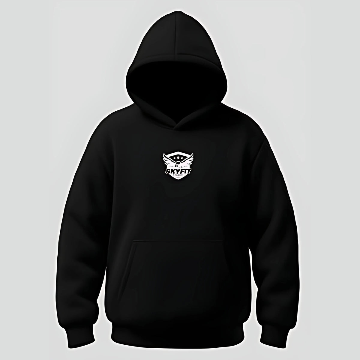 Moletom Canguru Sky College - Preto - Skyfit Monte Mor