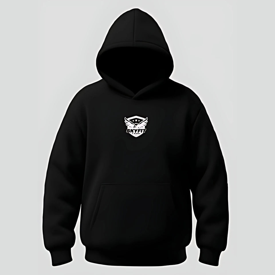 Moletom Canguru Sky College - Preto - Skyfit Monte Mor
