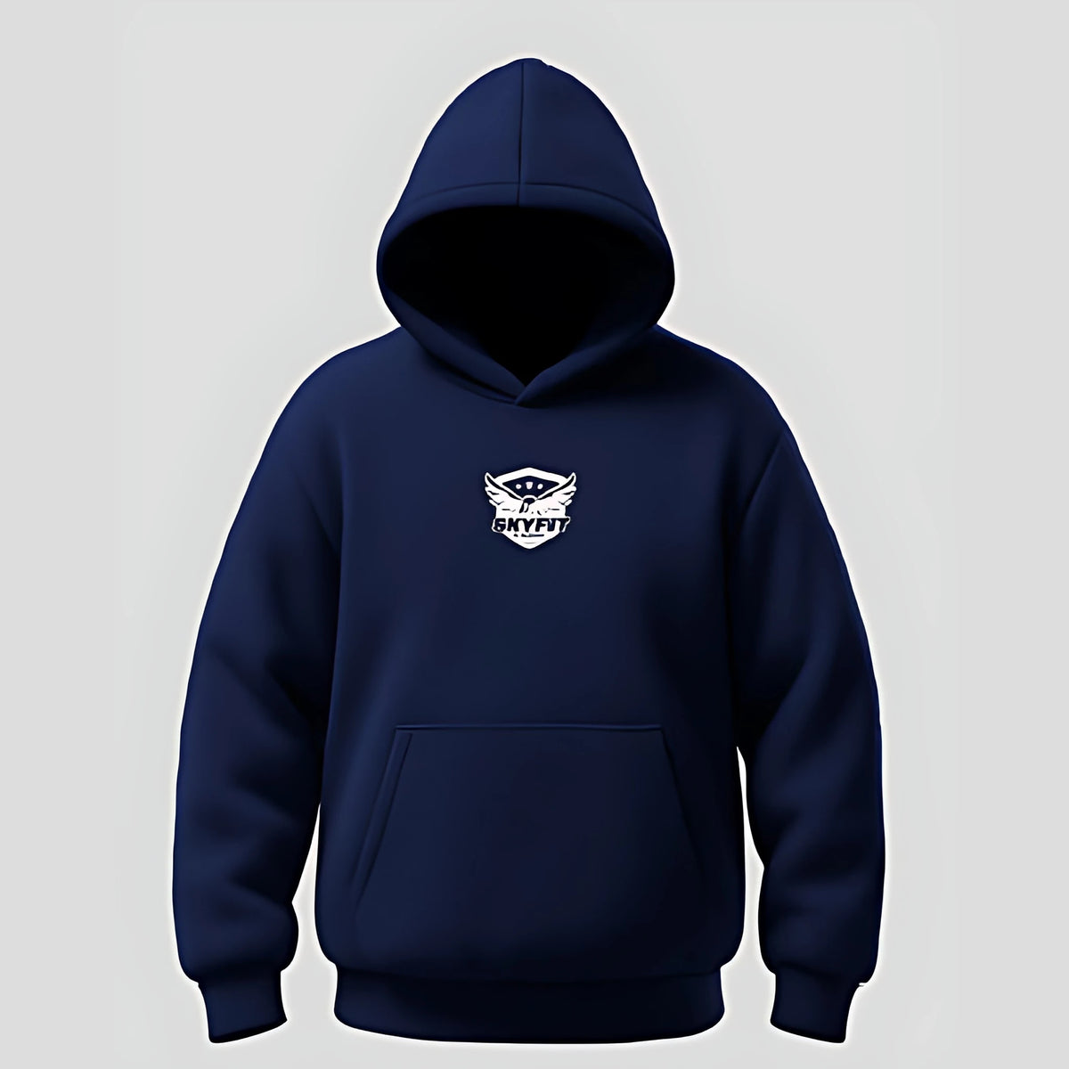 Moletom Canguru Sky College - Azul Marinho - Skyfit Monte Mor