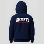 Moletom Canguru Sky College - Azul Marinho - Skyfit Monte Mor
