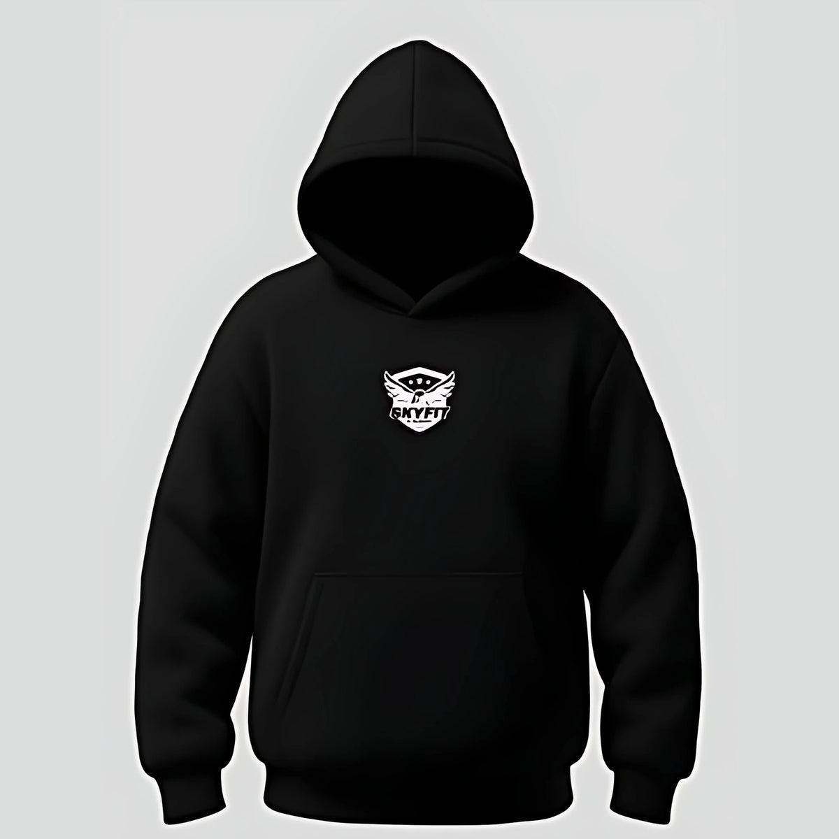 Moletom Canguru Sky Águia - Preto - Skyfit Monte Mor