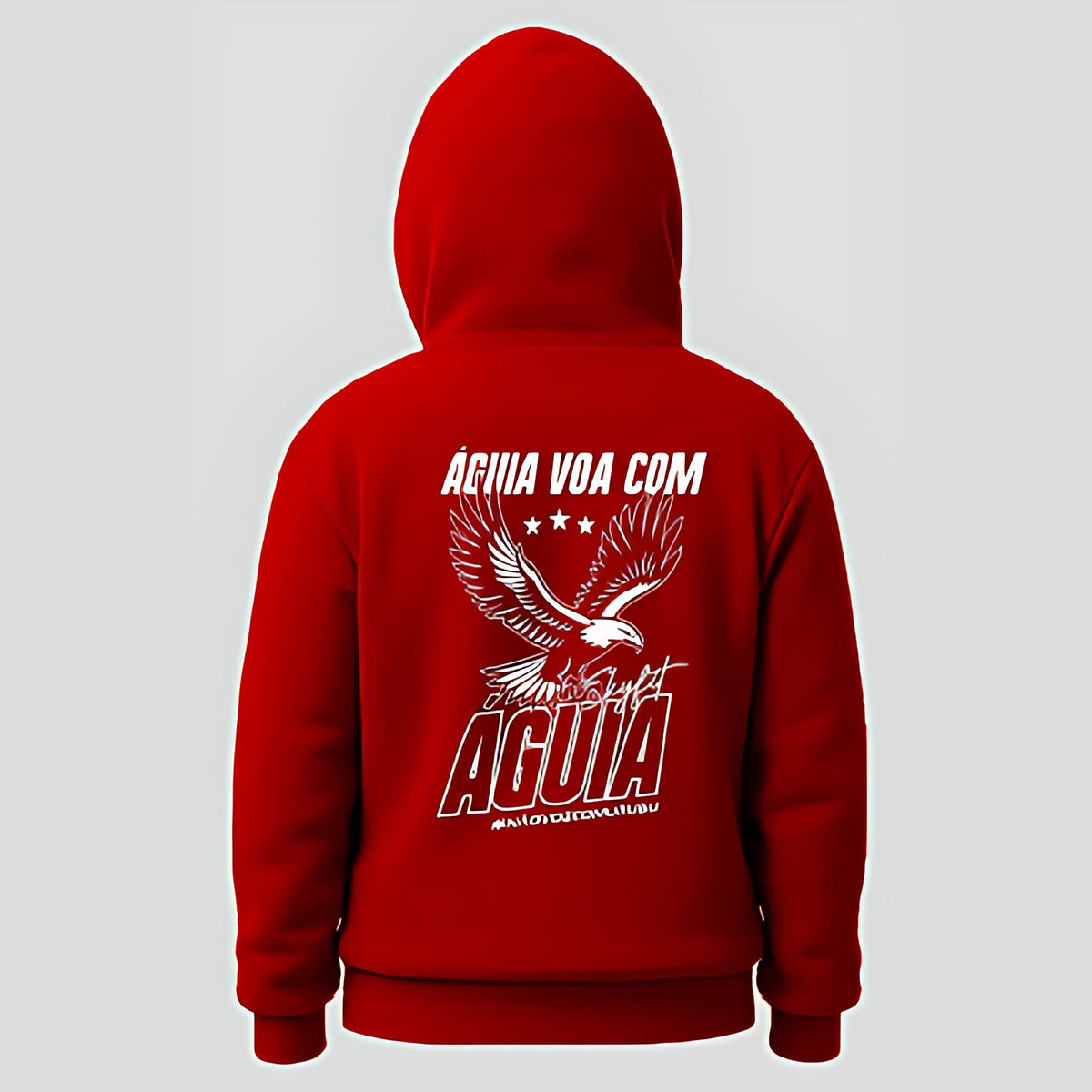 Moletom Canguru Sky Águia - Vermelho - Skyfit Monte Mor
