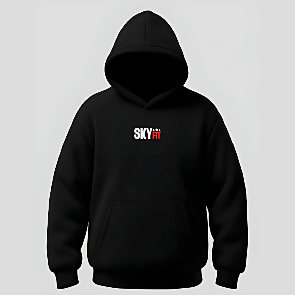 Moletom Canguru Sky Atlas - Preto - Skyfit Monte Mor