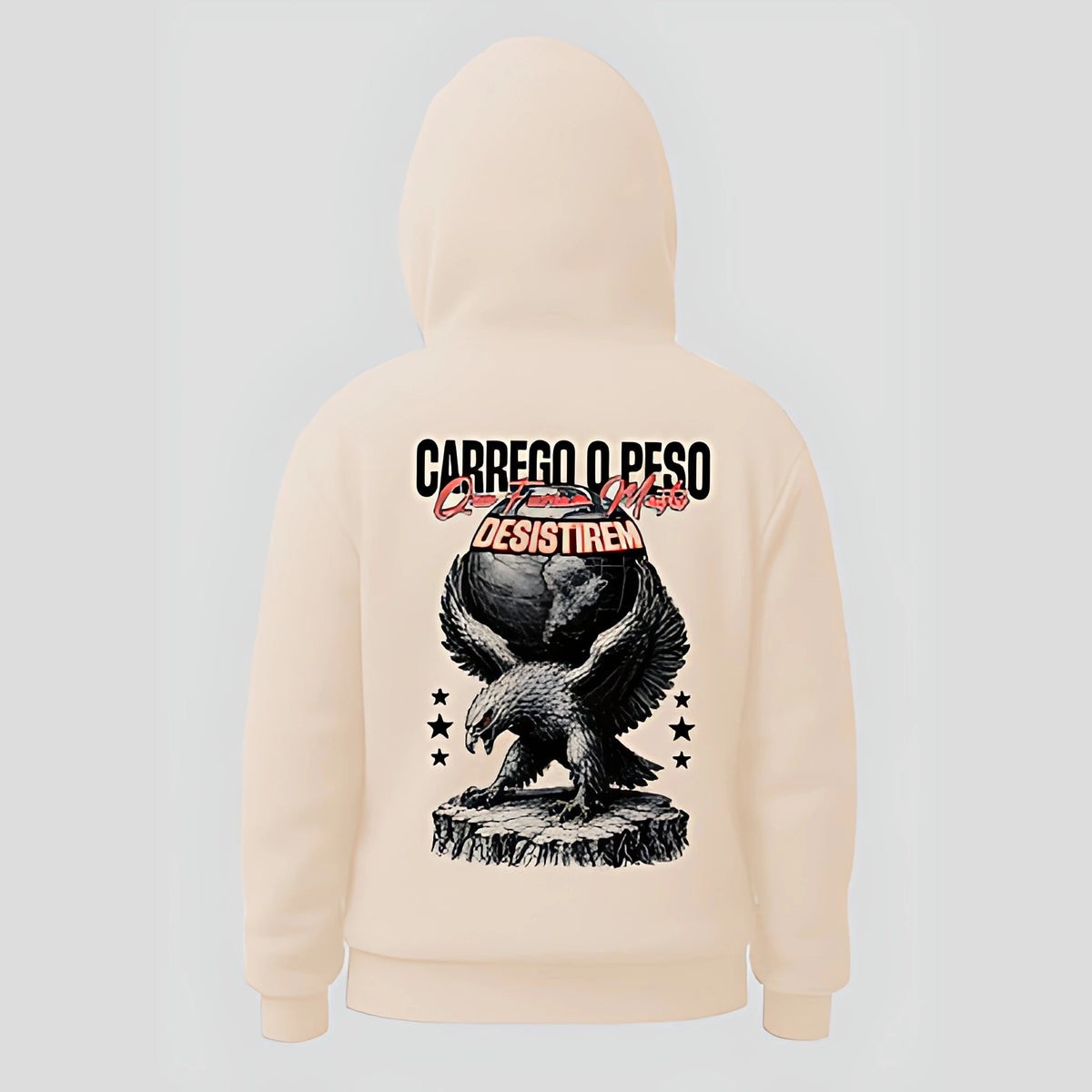 Moletom Canguru Sky Atlas - Off-white - Skyfit Monte Mor
