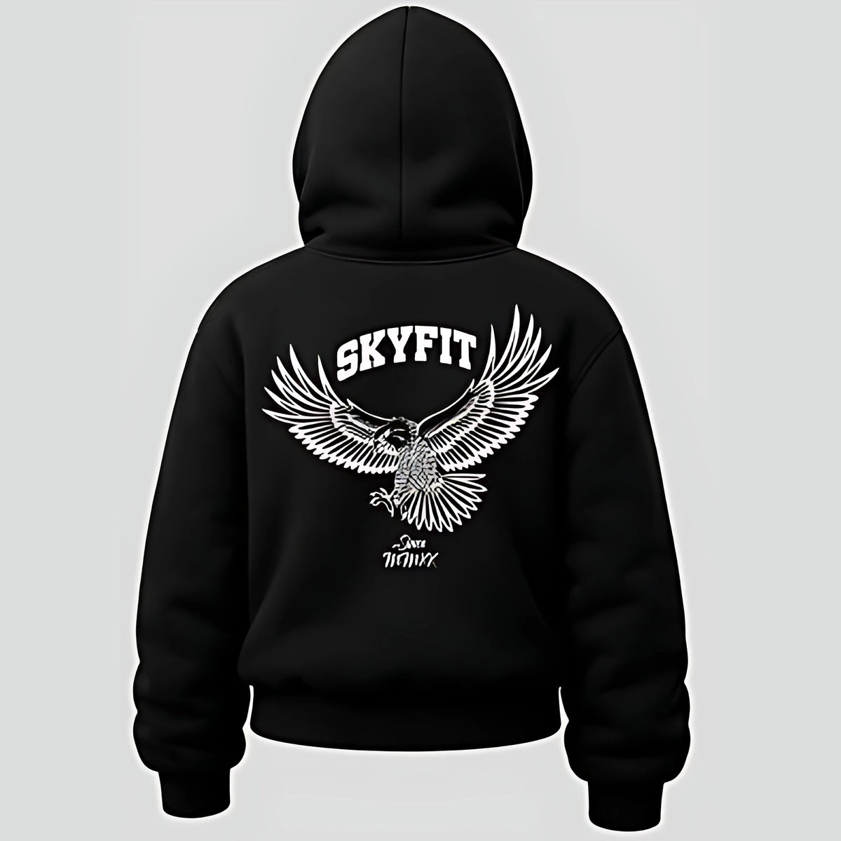Moletom Canguru Sky Tradicional Feminino - Preto - Skyfit Monte Mor