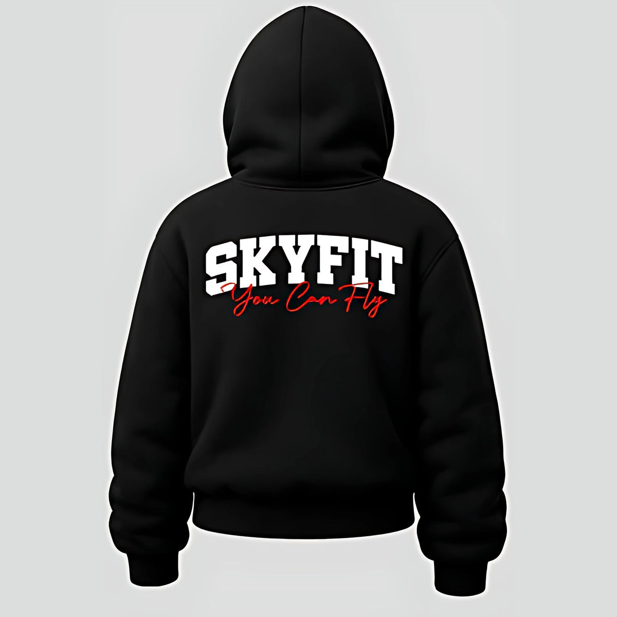 Moletom Canguru Sky College Feminino - Preto - Skyfit Monte Mor