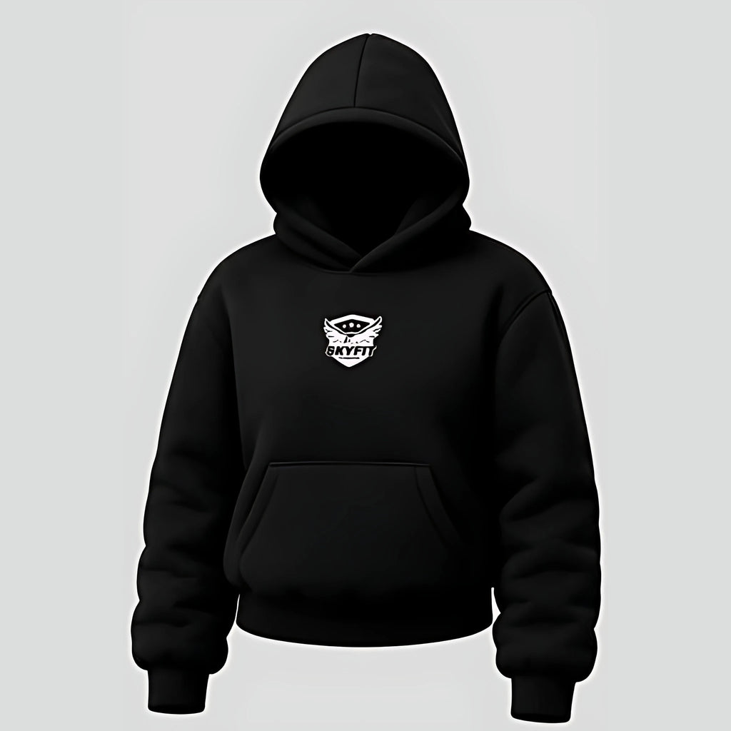 Moletom Canguru Sky Águia Feminino - Preto - Skyfit Monte Mor