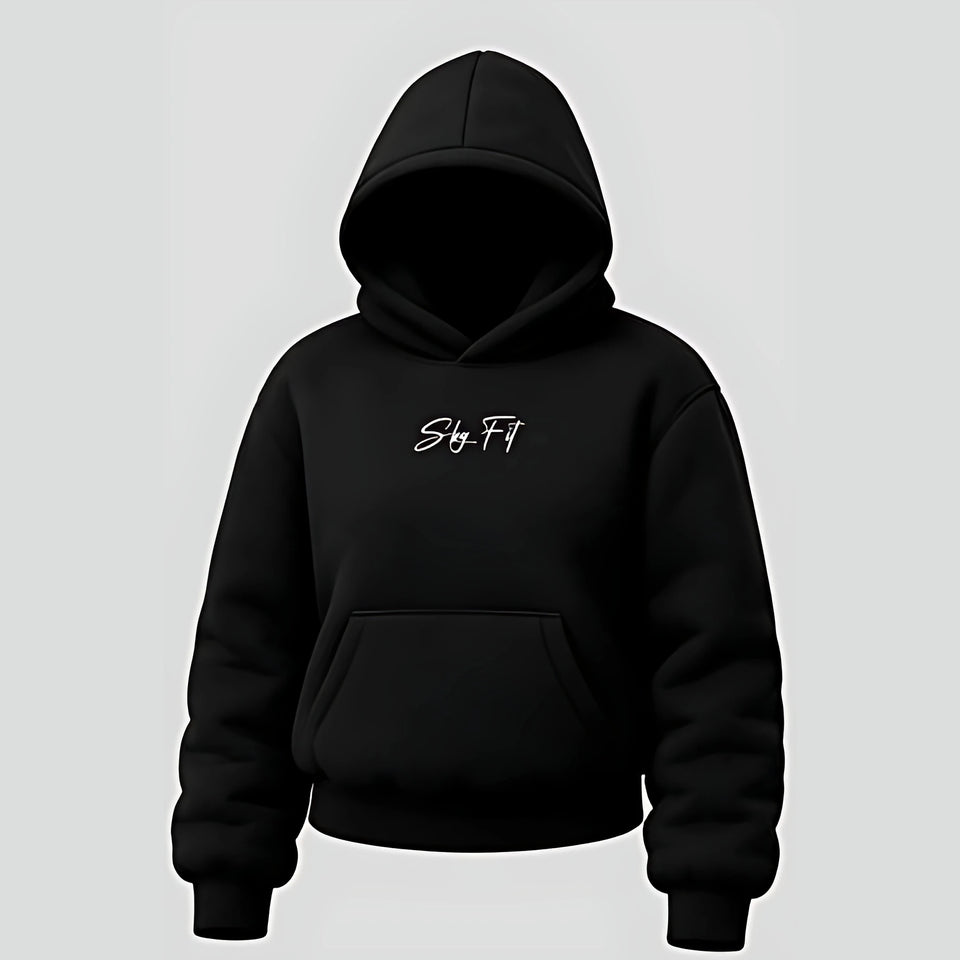 Moletom Canguru Leg Day Feminino - Preto - Skyfit Monte Mor