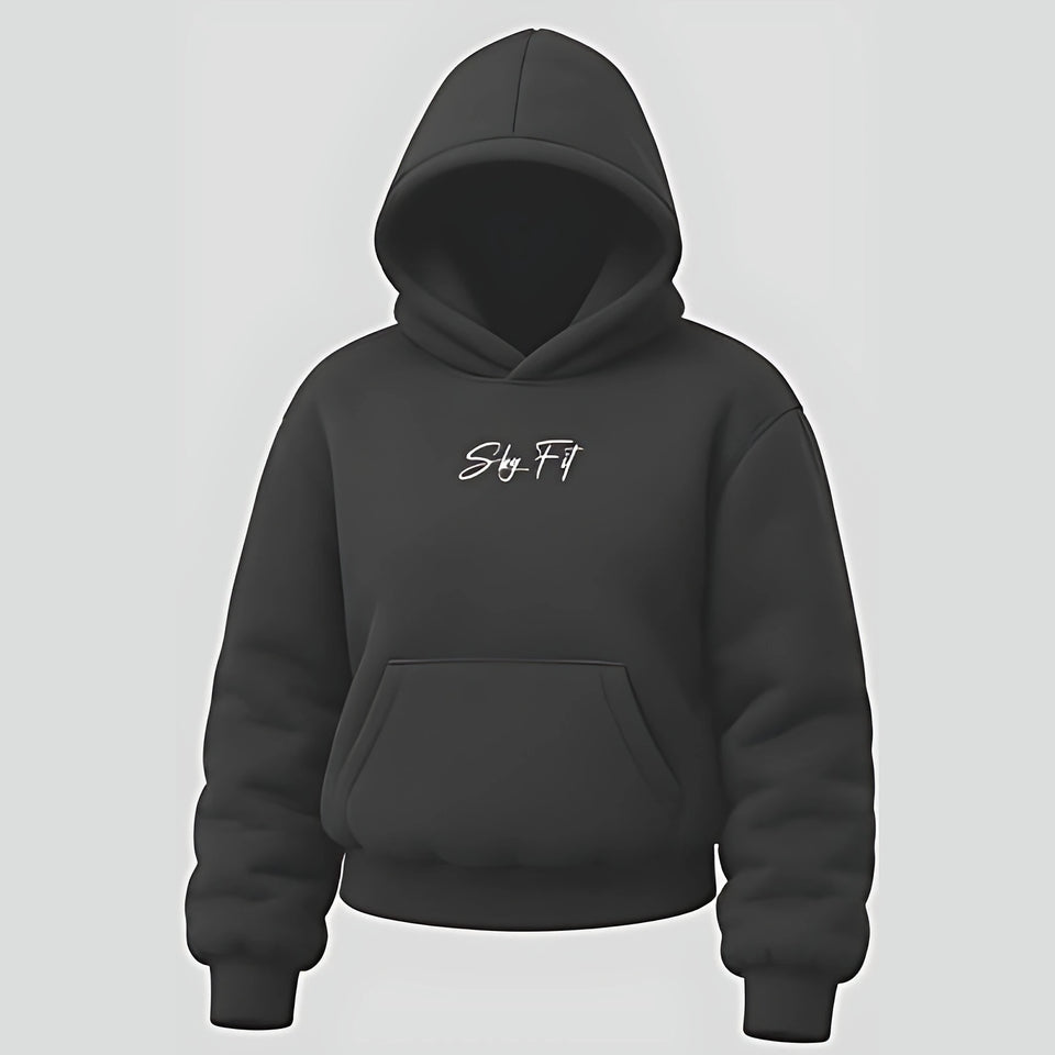 Moletom Canguru Leg day Feminino - Chumbo - Skyfit Monte Mor