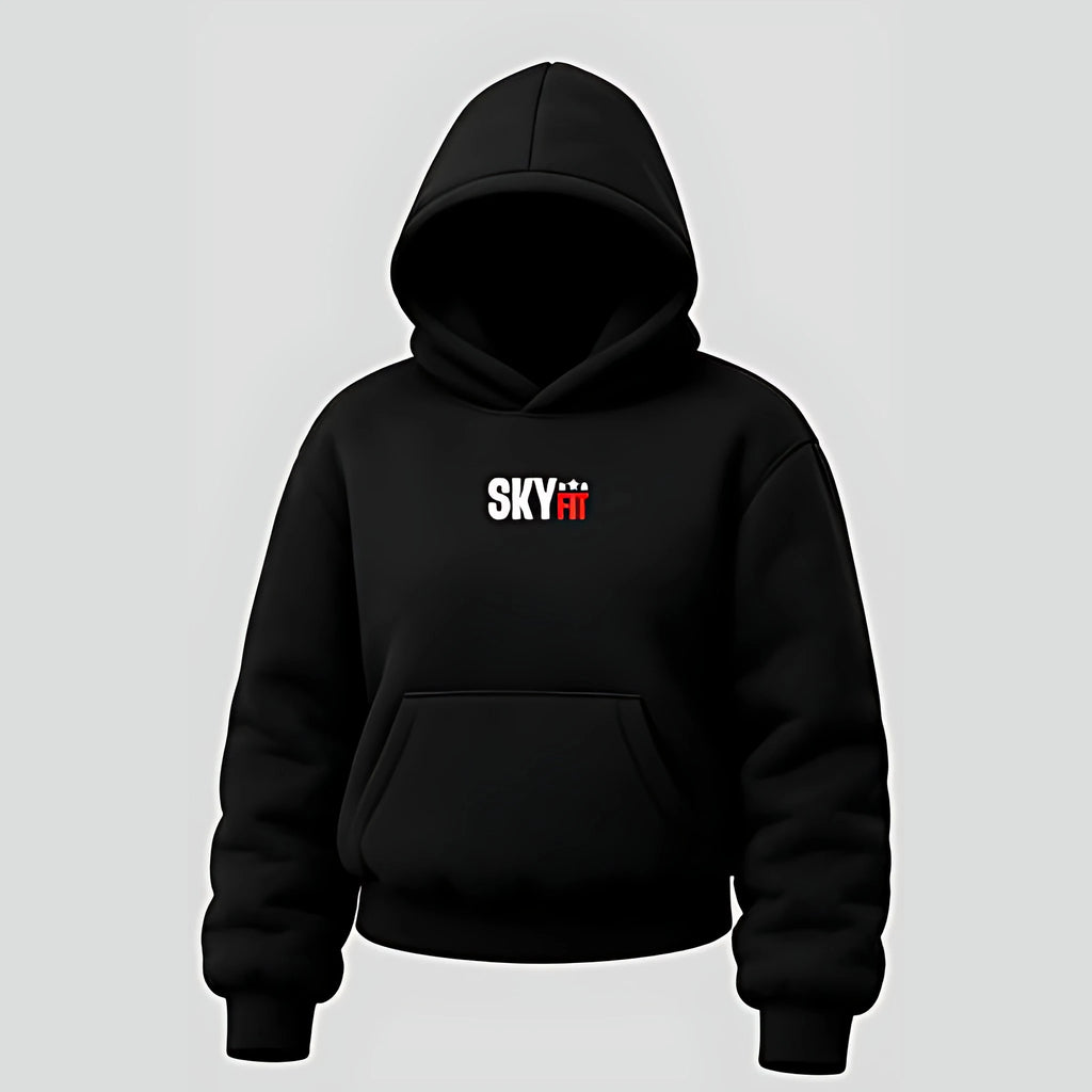 Moletom Canguru Sky Atlas Feminino - Preto - Skyfit Monte Mor