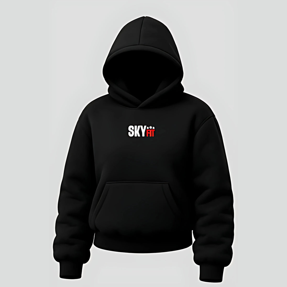 Moletom Canguru Sky Atlas Feminino - Preto - Skyfit Monte Mor