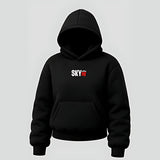 Moletom Canguru Sky Atlas Feminino - Preto