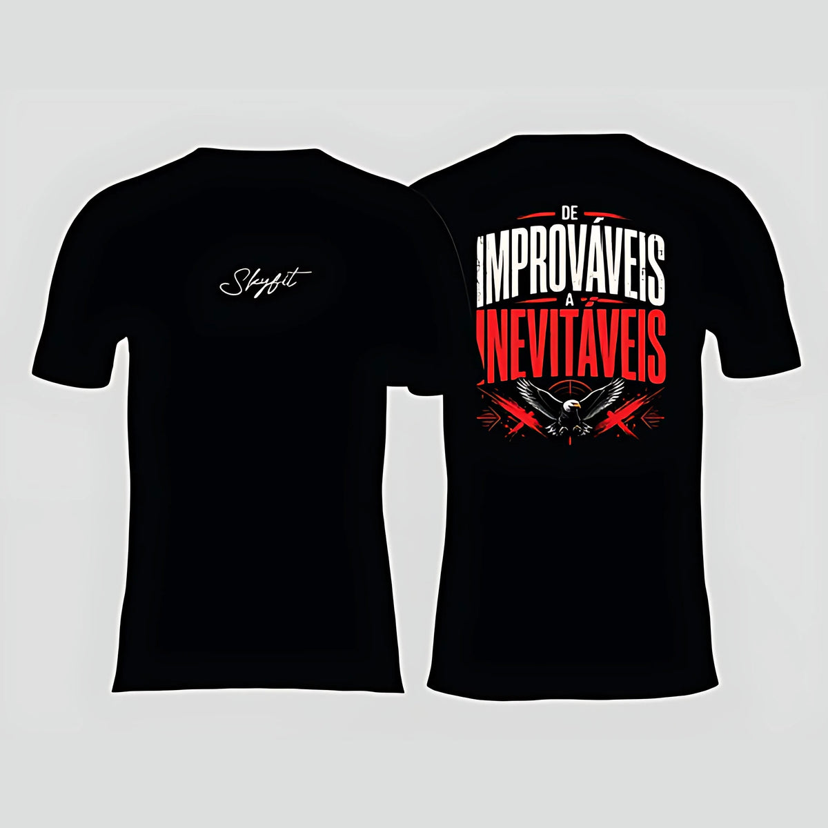 Camiseta Tradicional Inevitáveis - Preto - Skyfit Monte Mor