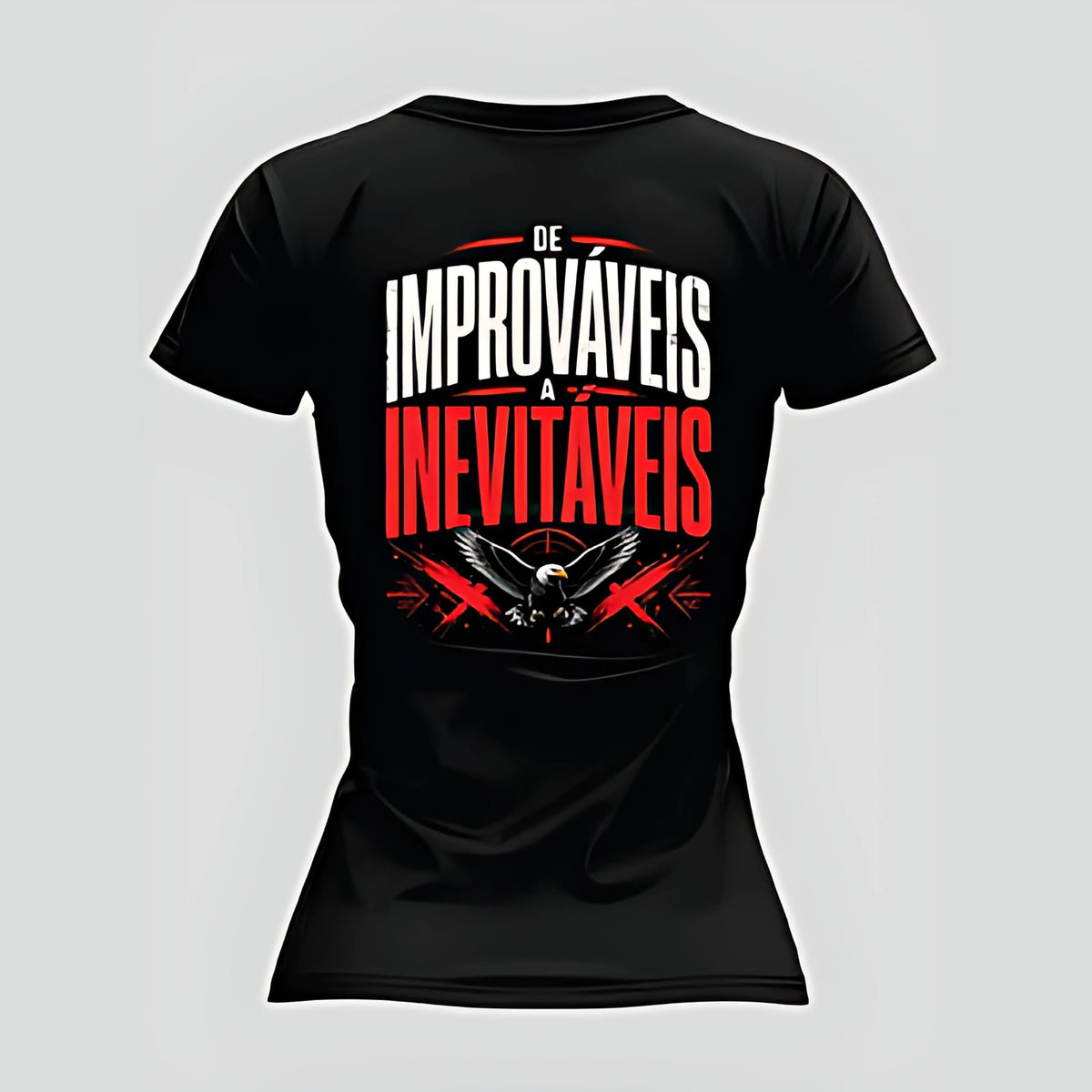 Camiseta Babylook Inevitáveis - Preto - Skyfit Monte Mor
