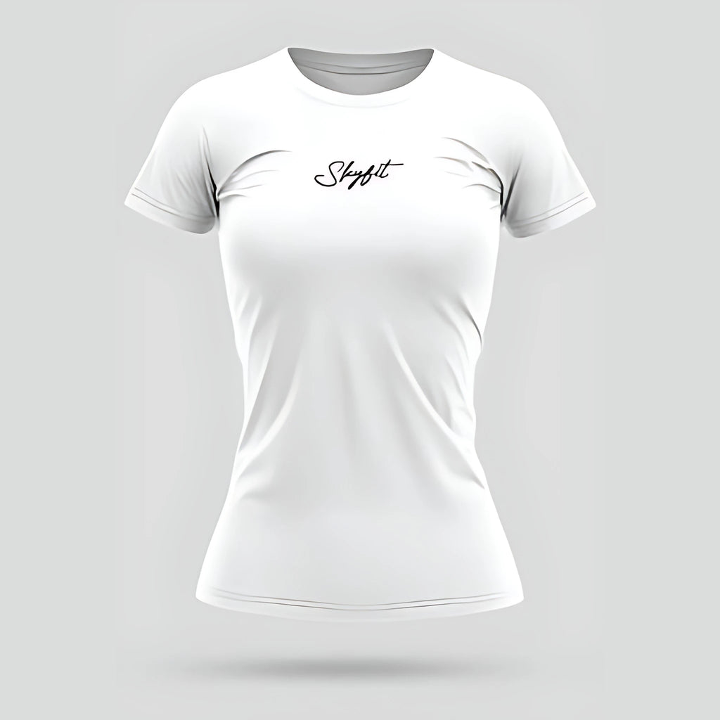 Camiseta Babylook Inevitáveis - Branco - Skyfit Monte Mor
