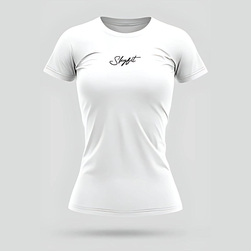 Camiseta Babylook Inevitáveis - Branco - Skyfit Monte Mor