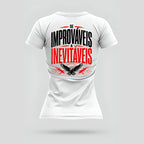 Camiseta Babylook Inevitáveis - Branco - Skyfit Monte Mor